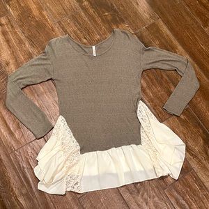 Orange Creek Babydoll Top